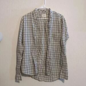 Billy‎ Reid Cotton Button Down size M